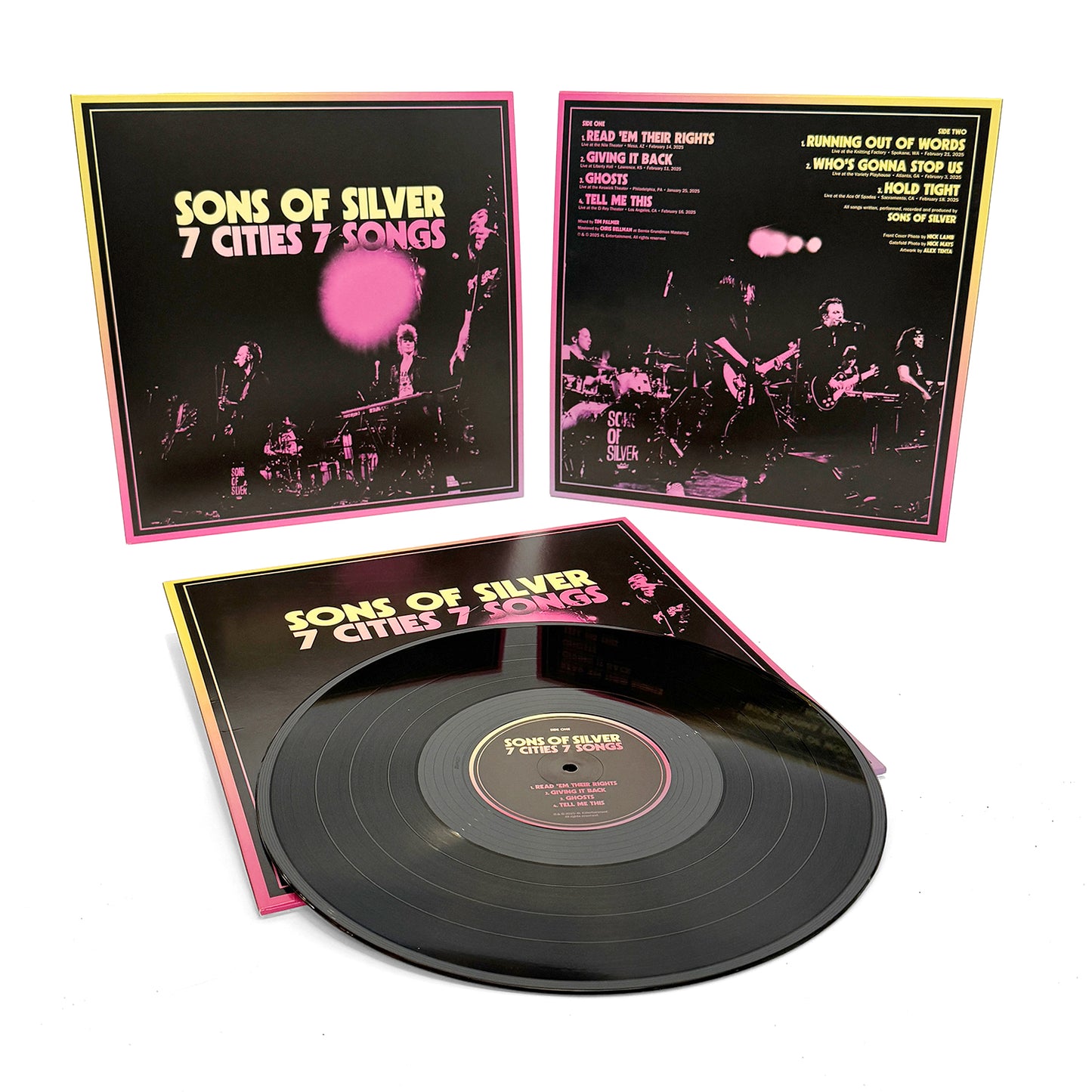 VINYL BUNDLE: 7 CITIES 7 SONGS + RUNAWAY EMOTIONS + DOOMSDAY NOISES & ORDINARY SEX APPEAL