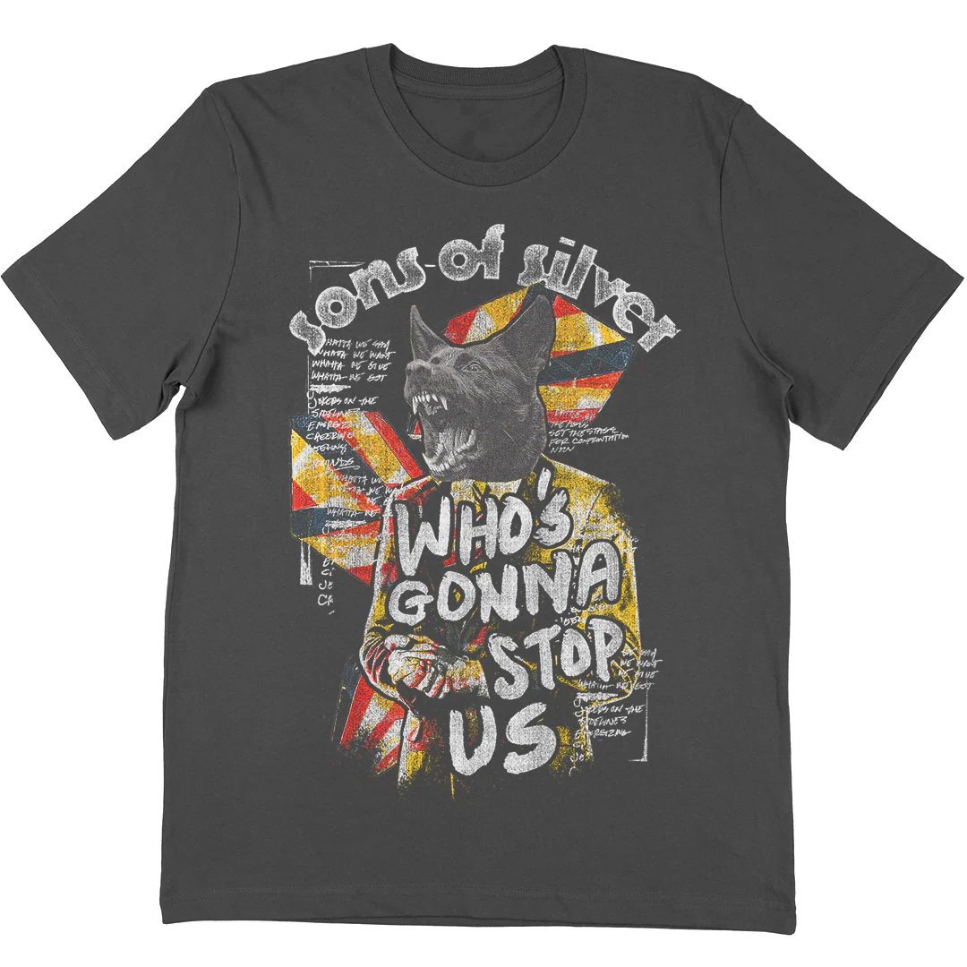 WHO'S GONNA STOP US T-SHIRT (HEATHER GRAY)