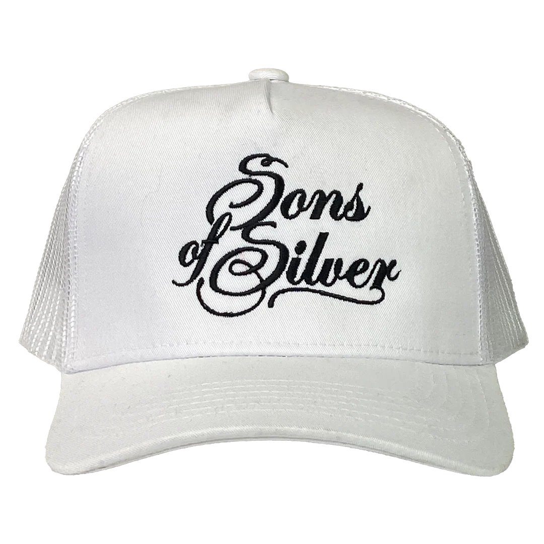SCRIPT LOGO TRUCKER HAT (Black or White)